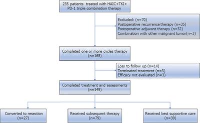 Hepatic arterial infusion chemotherapy combined with PD-1 inhibitors and tyrosine kinase inhibitors for unresectable hepatocellular carcinoma: A tertiary medical center experience